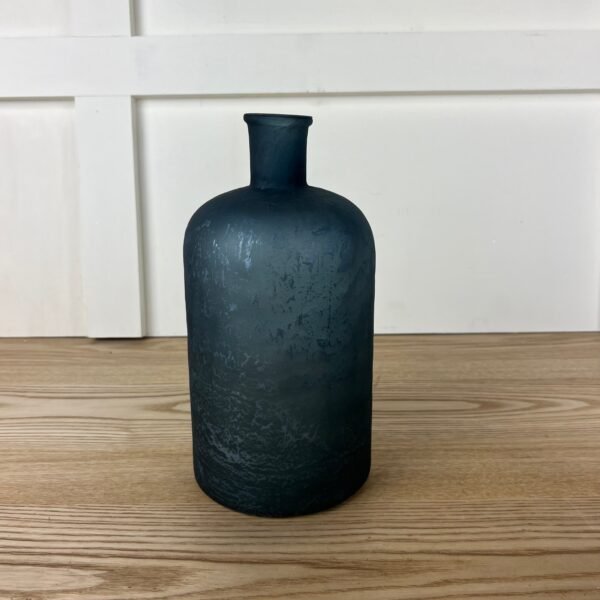 Blue Glass Bottles - Two Sizes - Image 4