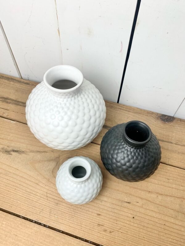 Textured Neutral Bottle Vases - Image 4