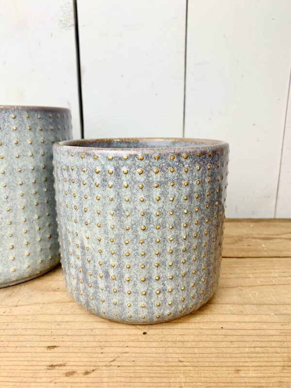 Blue/Grey Ceramic Pots - Image 4