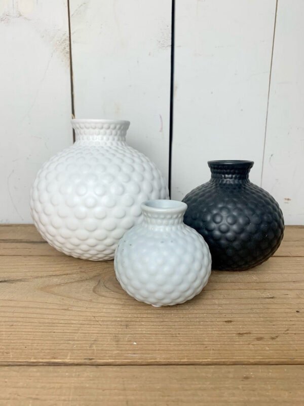 Textured Neutral Bottle Vases - Image 3