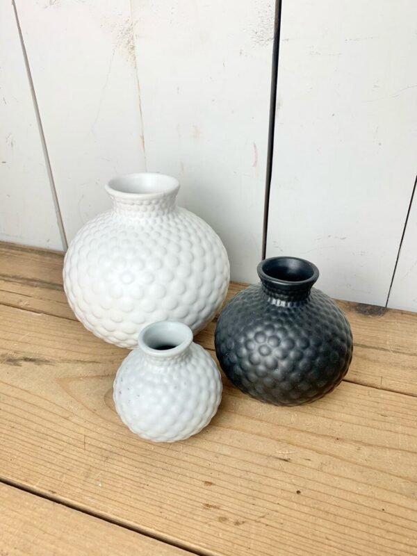 Textured Neutral Bottle Vases - Image 2