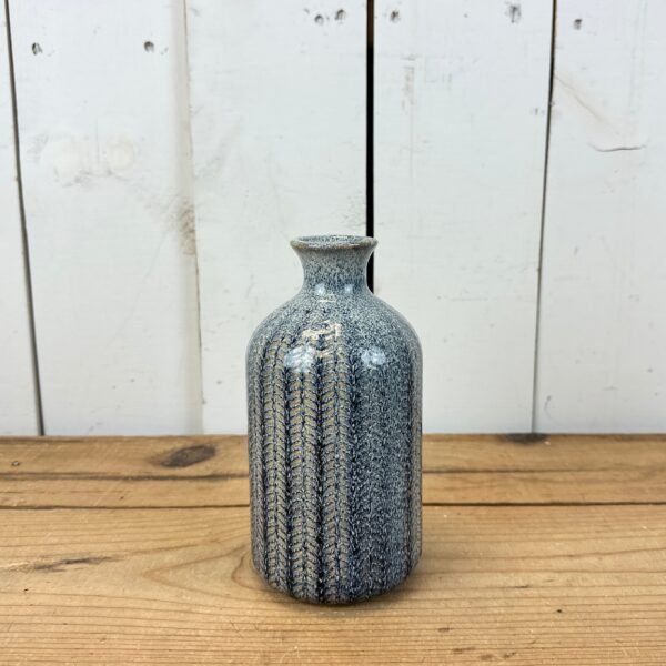 Stoneware Blue Bottle Vases - Image 5