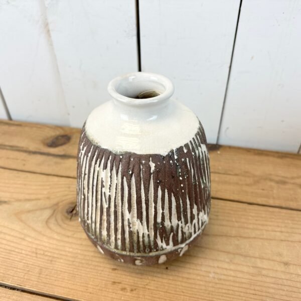 Brown and Cream Vases - Image 7