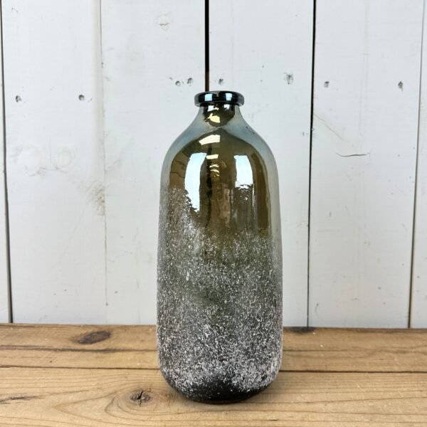 Blue Iridescent Textured Vases - Image 3