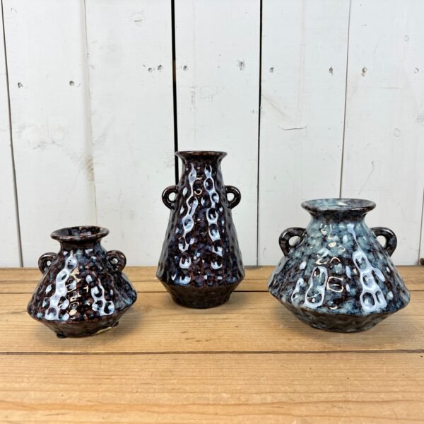 Blue/Purple Vases with Handles - Image 3