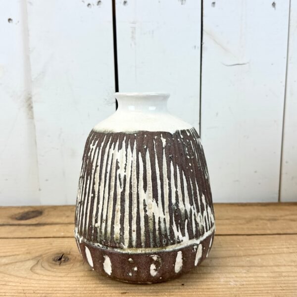 Brown and Cream Vases - Image 6
