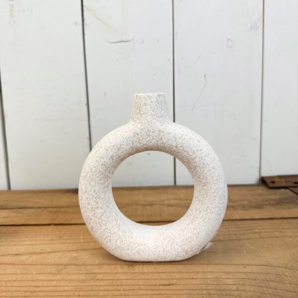 Textured Donut Vases Set of 2 - Image 6