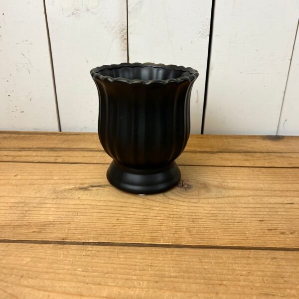 Black Fluted Urns - Image 3