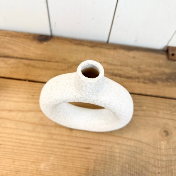 Textured Donut Vases Set of 2 - Image 5