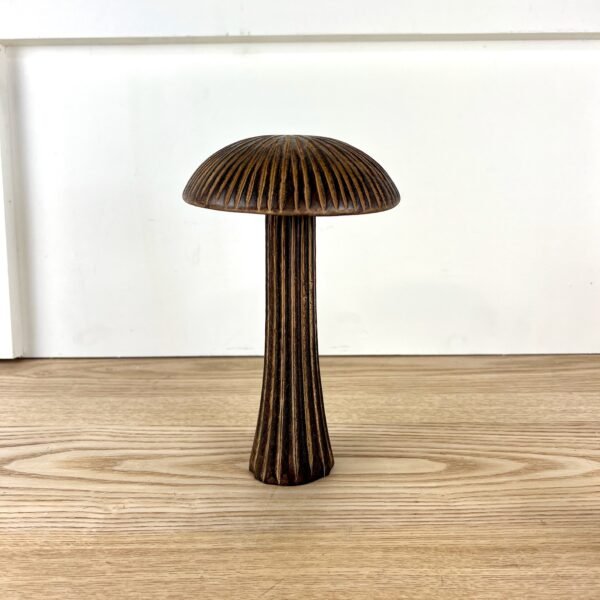 Carved Wooden Mushrooms, 3 sizes available - Image 8