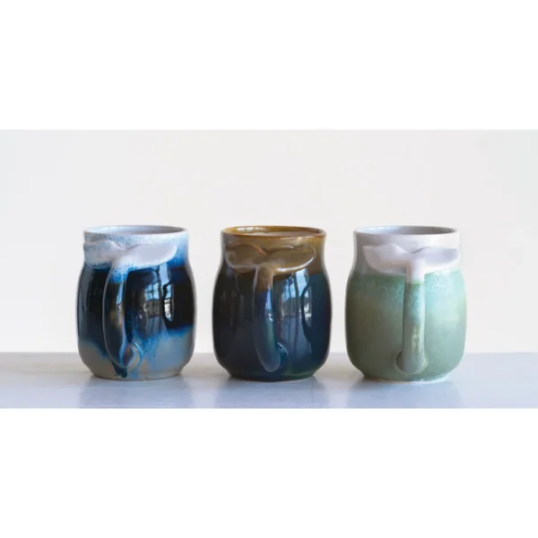 Mug with Whale Tail Handle, 3 Colors - Image 7