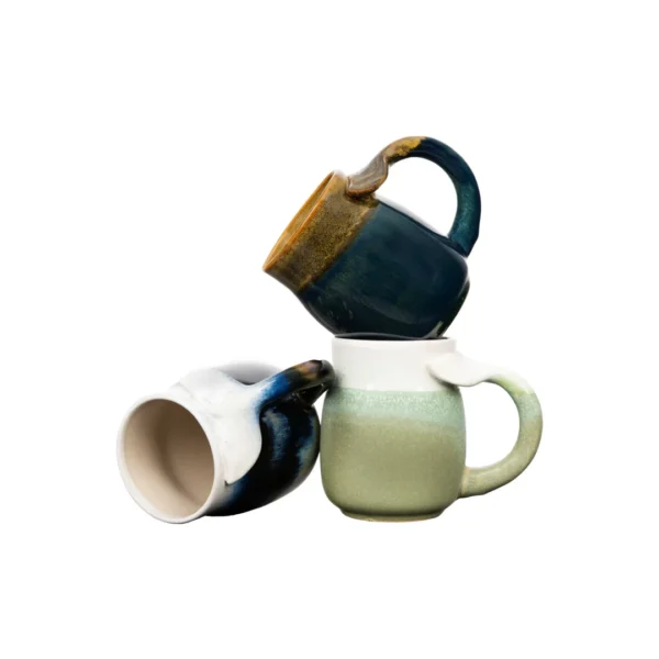 Mug with Whale Tail Handle, 3 Colors - Image 8